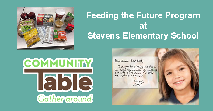 Feeding the Future Program at Stevens Elementary