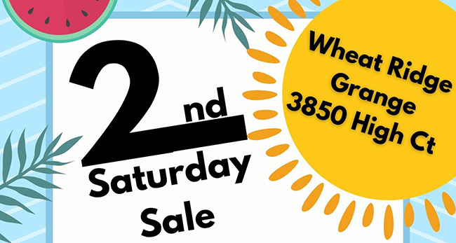 Second Saturday Sale at Wheat Ridge Grange